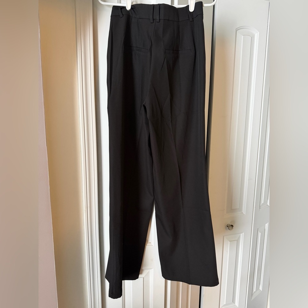 Women’s wide leg black trousers